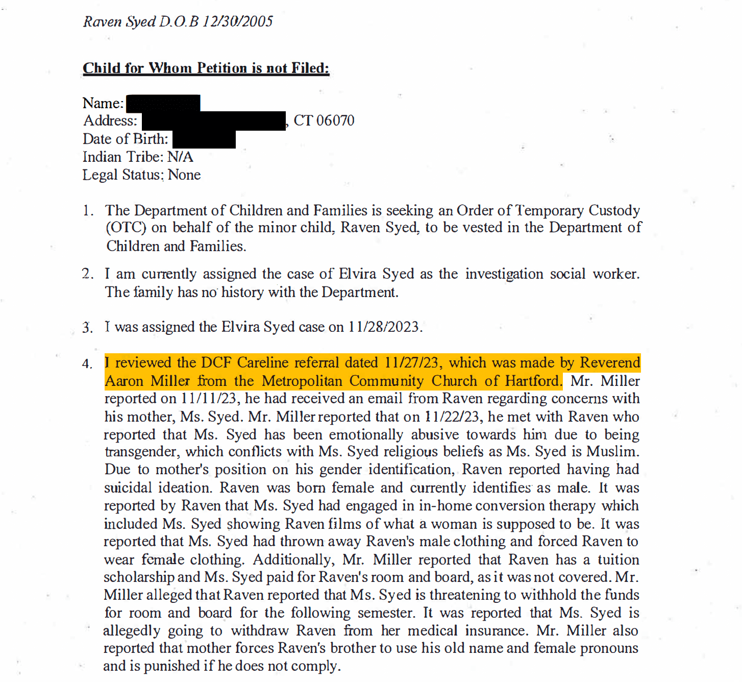 DCF Report 1